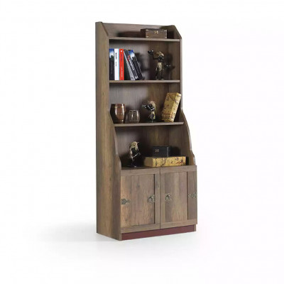 Kinderrek boekenrek boekenkast staand rek hout bruin kast