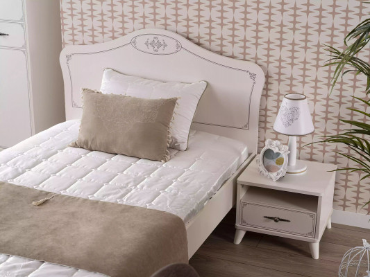 Bed Uittrekbaar functioneel bed Kinderbed Bedframe Wit Hout Bedden