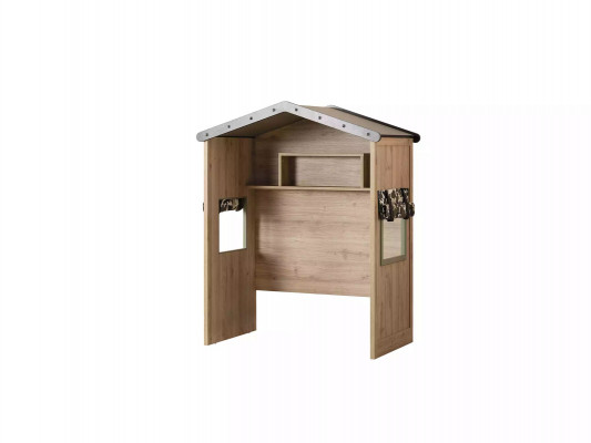 Volledige kindermeubels kinderbed bed hout groen set 2-delig nachtkastje