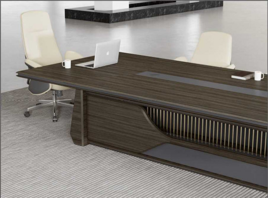 Conferentietafel Bespreektafel Luxe kantoormeubelen Moderne Bruine tafels