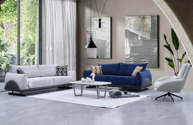 Woonkamerbank ontwerper 3-zits luxe fauteuil 3-zitsbank 3-delig Wohnzimmerbank Designer 3-Sitzer Luxus Sessel 3-Sitzer Sofa 3-teilig