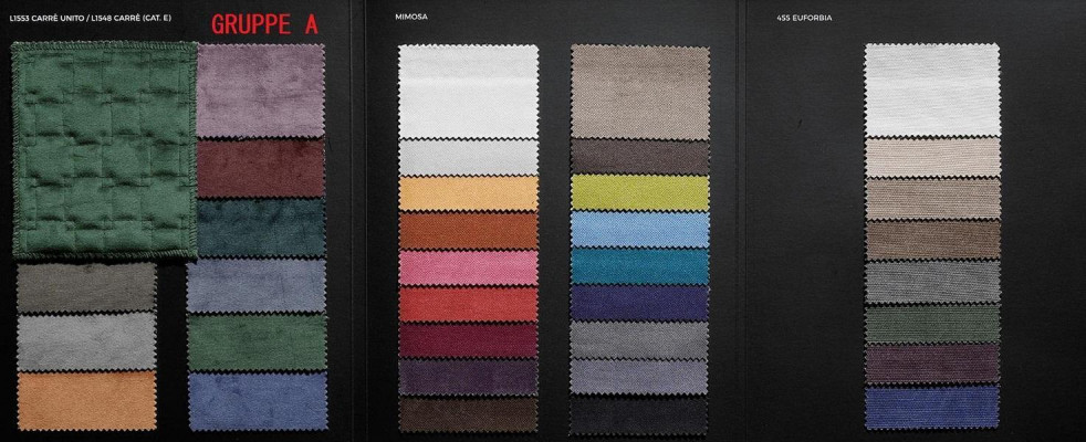 Stoff hoekbank L-vorm bank bank ontwerp bekleding textiel luxe bankstellen