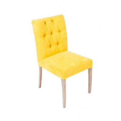 Ontwerper Gele Stoelen Chesterfield Ensemble Stoel Hotel Set van 4 stuks.