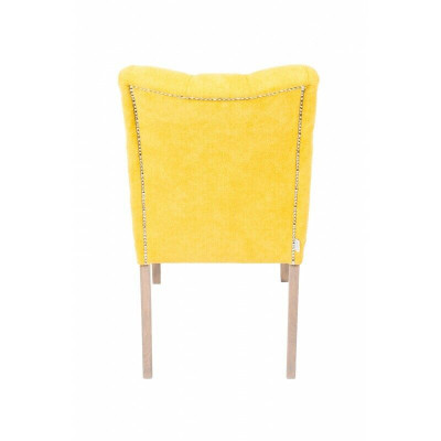 Ontwerper Gele Stoelen Chesterfield Ensemble Stoel Hotel Set van 4 stuks.