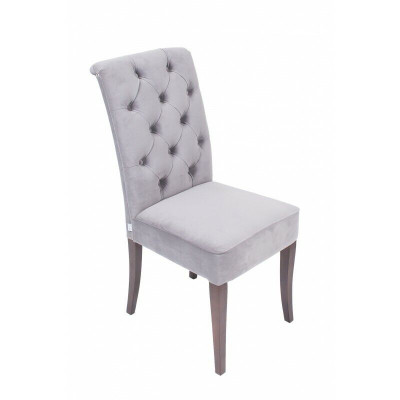 Grijze Chesterfield stoelgroep Designer zitmeubelset x4-stoelenset