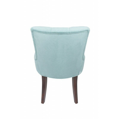 Lichtblauwe 4-delige fauteuilset Designer Chesterfield zitmeubels.