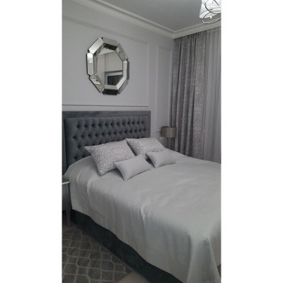 Chesterfield bed gestoffeerd tweepersoons hotel decoratie bedden slaapkamer 140x200cm