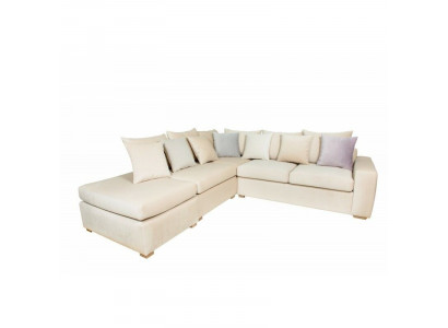 Hoekbank Chesterfield Gestoffeerde Sofa Kussen Zitplaatsen Hoekbanken Nieuw Fluwelen Hoekset