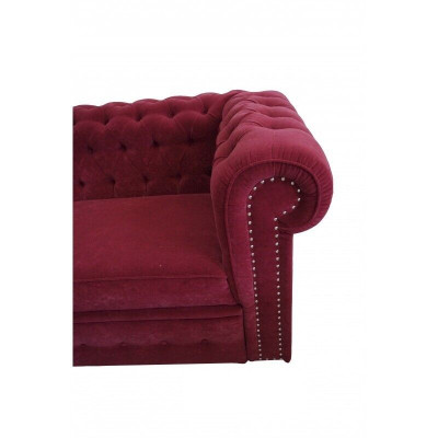 Hoekbank Chesterfield gestoffeerde bank Hoekbank fluwelen gestoffeerde zitgedeelte hoekbanken