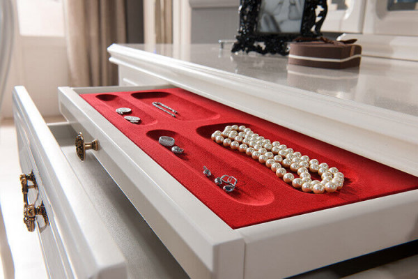 Klassieke designer echte houten lijst XXL spiegel 107x71 spiegel - Model W-L2