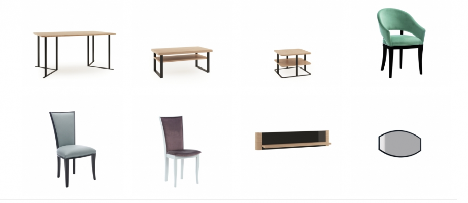 Luxe design gestoffeerde stoel met leuning voor op kantoor, eetkamer, hout.