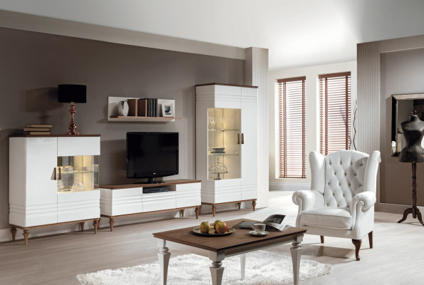 Spiegel houten lijst Grote wandspiegel Klassieke designer spiegel Model TO-Pl