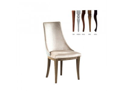 Klassieke designer gestoffeerde stoel Gestoffeerde stoelen Textiel Leder Stof CM-U1