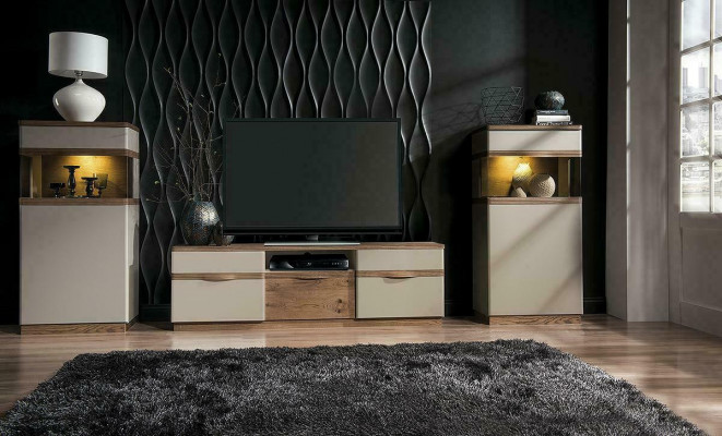 TV Lowboard Board Kast TV-tafel Onderkast RTV Commode Ladenkasten CM-RTV/D