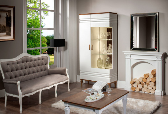 Klassieke commode vitrine commodes vitrines ladekast kast TO-K2sz