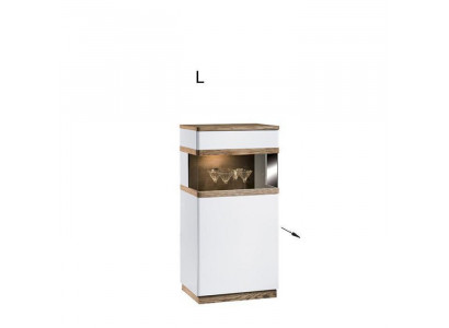 Vitrine Hout & Glas Dressoir Kast Woonkamer Collectie Moderne Stijl Rek