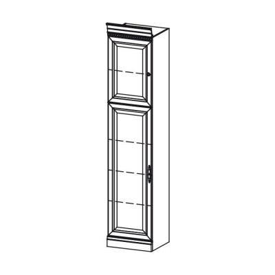 Klassieke kasten kast wandmeubel plank vitrine boekenkast Model BA-8