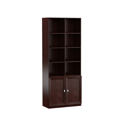 Systeemkantoor Meubels Decoratie Vitrine Archiefkast Klassieke houten kast Plank