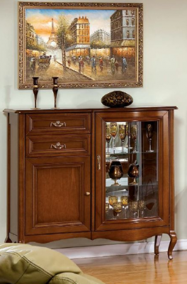 Echt houten dressoir kasten klassieke bar vintage rustieke bar - PR - KB