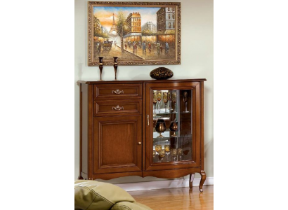 Echt houten dressoir kasten klassieke bar vintage rustieke bar - PR - KB