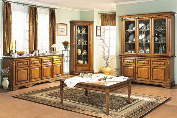Klassieke commode ladekast kast dressoir massief meubels koloniaal nieuw OK4