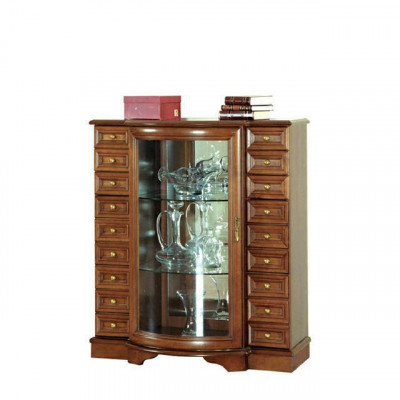 Klassieke vitrinekast commode ladenkast dressoir kast vitrinekast model Z-KS2