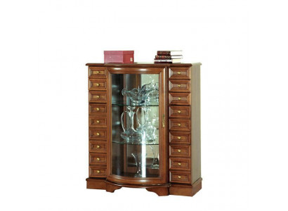 Klassieke vitrinekast commode ladenkast dressoir kast vitrinekast model Z-KS2