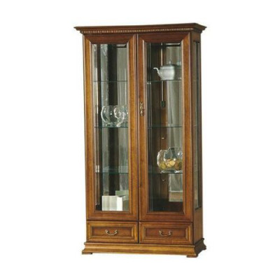 Klassieke vitrinekast Glazen kast Massief Vitrinekast Vitrines Nieuw R-W3