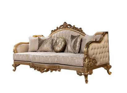 Klassieke designer bank Club meubels Bankstellen 3+1 zitsbankstel