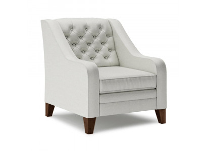 Chesterfield Groep 6-delige set garnituur Lounge Luxe Bekleed Clubfauteuil Grijs