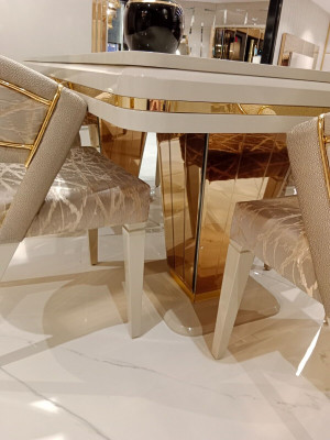 Luxe 6x Stoelen Duidelijke lijnen en elegantie Aanvulling voor elke interieur