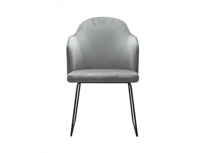 Stoel 6x Eetkamer gestoffeerde stoel TV Lounge Club Textiel Zit Fauteuil Set