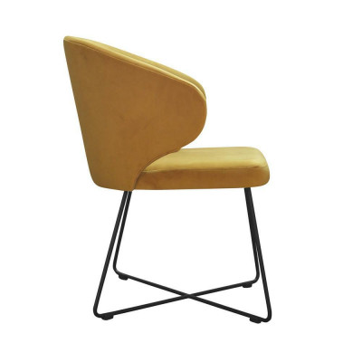 Stoel 6x Eetkamer Gestoffeerde Stoel TV Lounge Textiel Zit Fauteuil Set Nieuw