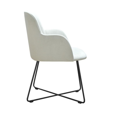Stoel 4x Eetkamer Gestoffeerde Stoel Televisie Club Textiel Zit Fauteuil Set Nieuw