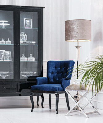 Stoel Fauteuil Rugleuning Zitkussen Designer Stoelen Chesterfield Stof Hoogglans