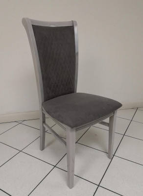 Eetkamerstoel Houten Stoel Grijs Stof Leunstoel Stoelen Relax Design Fauteuil Italië