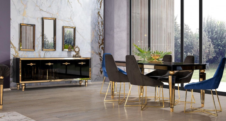 Ontwerper textielstoel Roestvrij stalen meubels Moderne eenzitter Luxe eetkamer