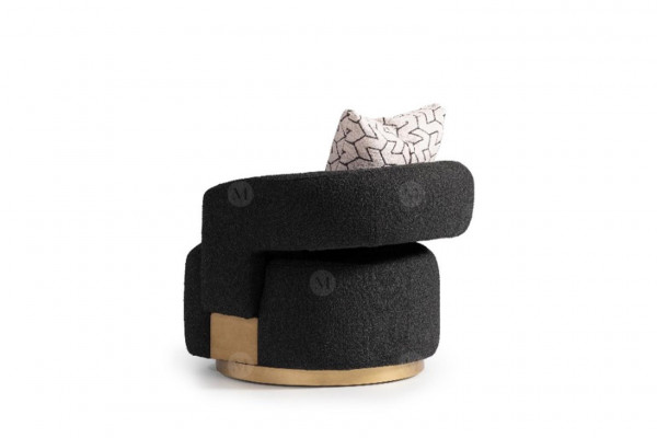 Grote complete woonkamer fauteuils Tafels 7-delig Stof Bruin Houten Rekken