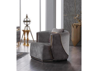 Ontwerper fauteuil woonkamer luxe modern zit textiel meubel fauteuil