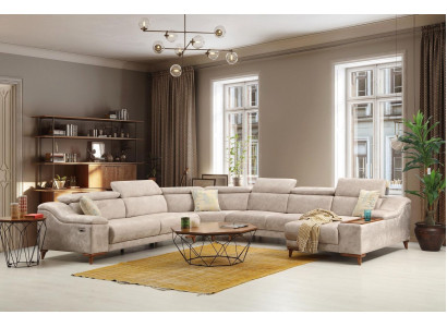 Hoekbank Sofa U-vormig Bekleed bankstel Bankstel Hoekbanken Modern Woonkamer