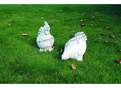 Tuindecoratie Kip Terras Steen Figuren Beeld Decoratie Standbeeld