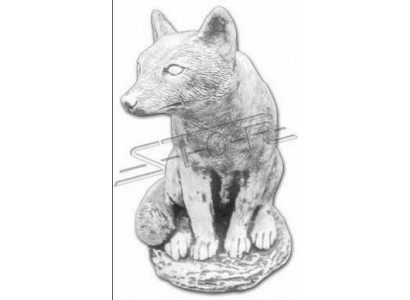 Tuindecoratie Vos Terras Steen Figuren Figuur Decoratief Standbeeld