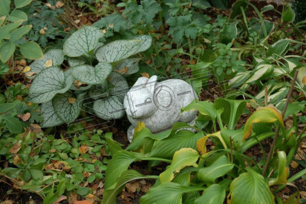 Tuindecoratie Konijn Terras Steen Figuren Decoratie Standbeeld