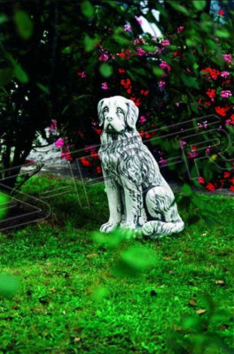 Tuindecoratie Hond Standbeeld Beeld Grijs Beeldhouwwerken Ontwerper