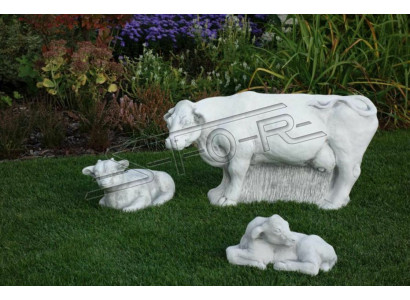 Tuindecoratie KalfTerras Stenen Figuren Figuur Decoratie Standbeeld