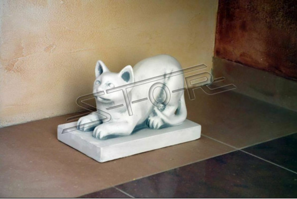 Tuindecoratie Kat Terras Decoratieve Steenfiguren Beeld Standbeeld