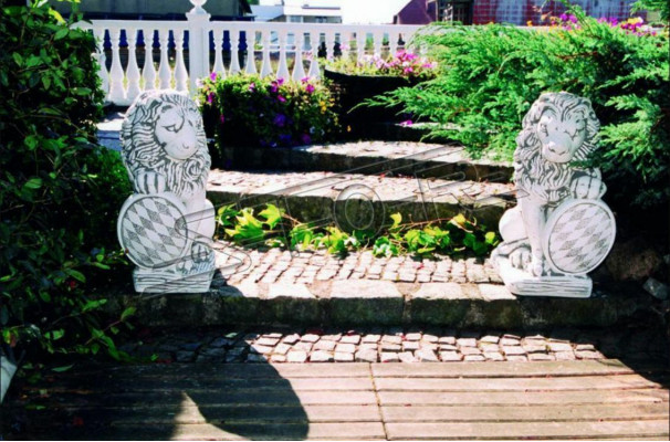 Tuindecoratie Leeuwenstandbeeld Natuur Sculptuur Figuren Sculpturen Designer
