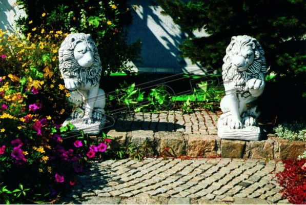 Tuindecoratie Leeuwenstandbeeld Sculptuur Figuren Sculpturen Natuurontwerper