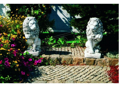 Tuindecoratie Leeuwenstandbeeld Sculptuur Figuren Sculpturen Natuurontwerper