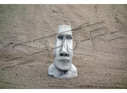 Tuindecoratie Moai Terras Steen Figuren Figuur Decoratie Standbeeld